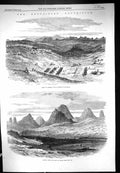 Old 1868 Abyssinia Camp General Napier Ad-Abaga Adowa Mountains Road Victorian
