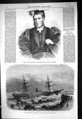 Old 1868 Rev. James John Hornby Head Master Eton College Steam Ship C Victorian