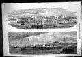 Old 1868 View Town Cameta Para South America Ships Abyssinia Berbereh Victorian