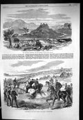 Old 1868 Abyssinia Expedition Hot Springs Ailet Tournament Lancers Ca Victorian