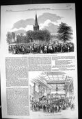 Old 1853 Shakspeare Stratford-Upon-Avon Oration Church-Gate Bazaar Ma Victorian