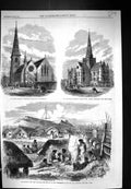 Old 1866 Luke'S Church Chorlton-On-Medlock St. Cuthbert'S Matata Pah Victorian