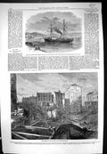 Old 1862 Metropolitan Railway Fleet Ditch Volunteer Ship Kowie River Victorian