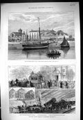 Old 1881 Boycotted Smack Wave Police Guard Cork Railway Crash Blackbu Victorian