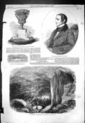 Old 1859 Maelstrom Mammoth Cave Kentucky Prescott Testimonial Cox Eye Victorian
