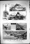 Old 1882 Sicilian Vespers Palermo Church Giovanni Eremiti Austria For Victorian