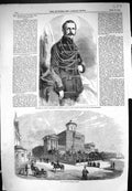 Old 1856 Majesty Alexander Emperor Russia Exterior College Nobles Mos Victorian