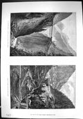 Old 1882 St. Gothard Railway Bridge River Reuss Amsteg Wasen Mayen Mo Victorian