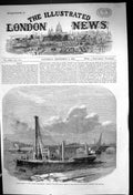 Old 1862 River Thames Embankment Driving Pile Duke Buccleuch Mansion Victorian