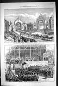 Old 1872 Prince Arthur Leeds Procession Junction Chapeltown Roundhay Victorian