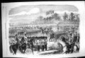 Old Antique Print 1860 Volunteer Review Hyde Park London War Siers Horses 19th
