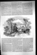 Old 1857 Boston Sleaford Midland Counties Railway Grantham Sheep Stre Victorian