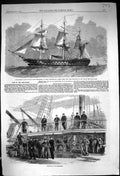Old 1862 Line-Of-Battle Ship Conqueror Coral Reef Bahamas Officers De Victorian