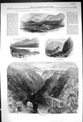 Old 1863 Railway Scotland Killiecrankie Lochinch Graigellachie Strath Victorian