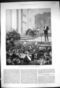 Old 1882 Prince Wales Minnesingers Club Portsmouth Winterbottom Lenno Victorian