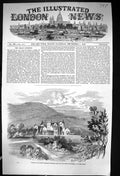 Old Antique Print 1849 View Balmoral Castle Scotland Highland Home Queen 19th