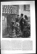 Original Old Antique Print 1873 Newgate Prison Collection Casts Heads Victorian