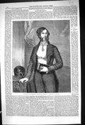 Antique Old Print 1860 Portrait Lord Londesborough Albert Denison James Faed