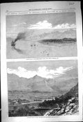 Old 1867 Landing Place Reconnoitring Party Zoulla Annesley Abyssinia Victorian