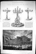 Old 1882 Fire Aberdeen Public Markets Wedding Gifts Duke Albany Centr Victorian