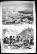 Old 1868 Shohos Bringing Grass Commissariat Undel Wells Abyssinia Adi Victorian