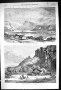 Old 1868 Abyssinia Expedition Fortified Post Adigerat Village Antalo Victorian
