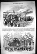 Old 1853 Queen'S Birthday Grand Review Woolwich Ball Hotel British Em Victorian