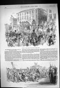 Old 1852 Procession Queen Isabella Church Atocha Madrid Spain Childre Victorian