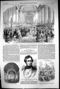 Old 1852 John Morphett Australia Hobart Barnes Church Queen Spain Pal Victorian