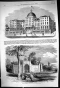 Old 1859 Burnet House Cincinnati Tomb Washington Mount Vernon Archite Victorian