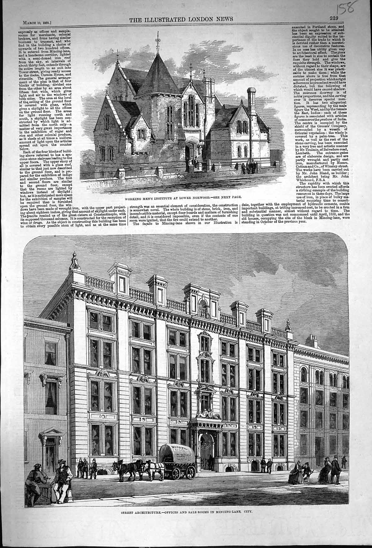 Old 1860 Working Men'S Institute Lower Norwood Offices Sales Sale-Roo Victorian