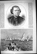 Old 1874 Rev. Morley Punshion Wesleyan Conference International Yacht Victorian