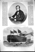 Old 1862 Benjamin Collins Brodie Serjeant-Surgeon Launch Ship Caledon Victorian