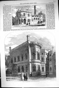 Old 1859 Baths Washhouse Newcastle-On-Tyne Hall Clothworkers Mincing Victorian