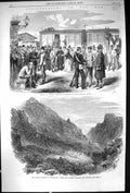 Old 1866 War Austrian Prisoners Railway Gubden Silesia Fortress Fenes Victorian