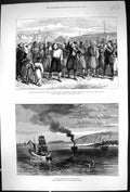 Old 1877 War Arrival Money Konak Government House Rustchuk Danube Boa Victorian