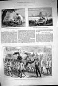 Old 1881 British Naval Officers Hova Government Tamatave Madagascar M Victorian