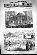 Old 1884 Fire Edinburgh Theatre Royal Dry Bed River Thames Cricket Tw Victorian