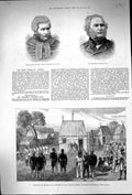 Old 1881 British Naval Officer Governor Mohabo Madagascar Lindley Jud Victorian