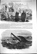 Old 1855 Earl Elgin Canadian Legislature Ship Wreck Charlotte Cape Co Victorian