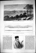 Old 1882 Railway Bridge Forth Railway Bridge Te Whiti Maori Prophet N Victorian