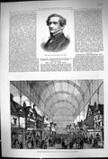 Old 1882 Masonic Bazaar Fancy Fair Exhibition Palace Dublin Dr. John Victorian