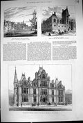Old 1883 Westminster Townhall Duke Buccleuch Home Orphan Boys Swanley Victorian