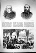 Old 1883 General Sir Edward Sabine Spottiswoode Prince Wales Winchest Victorian