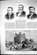 Old 1883 Rochester Castle Grounds Sheriff Cowan Lord Mayor London Smi Victorian