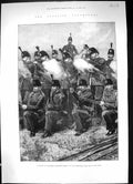 Old 1881 Scottish Volunteers Queen'D Edinburgh Rifle Brigade Camp Lan Victorian