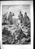 Old 1881 Scottish Volunteers Perthshire Highlanders Inverness Highlan Victorian