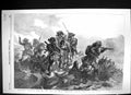 Old 1855 Sardinian Chasseurs Rescuing Body Commander Captain Prola Ri Victorian