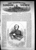 Antique Print 1855 Portrait Major-General Windham Hero Redan Sharp Melville