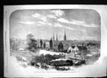 Old 1858 Queen Visit Birmingham View City Coventry England Architectu Victorian